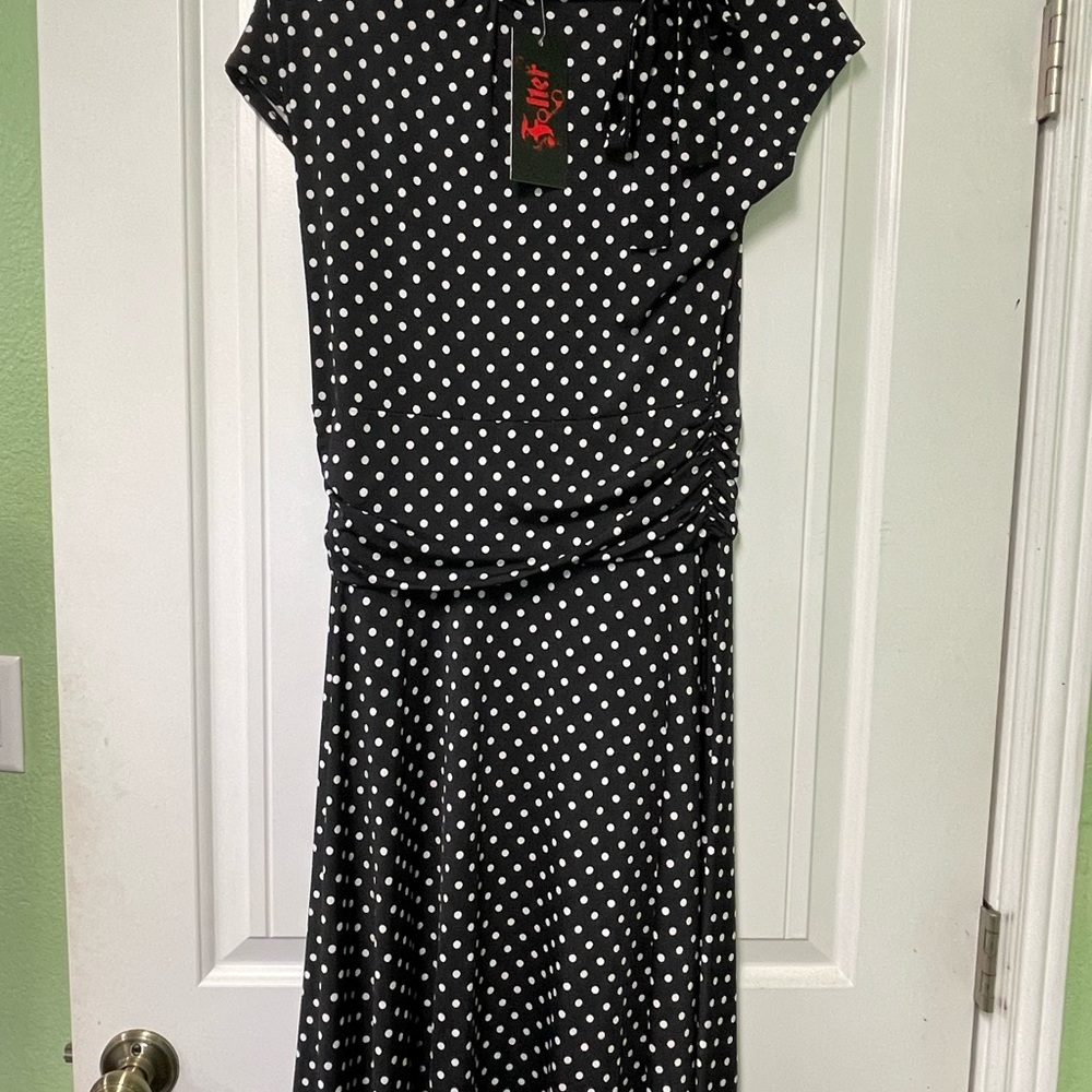 Black Polka Dot Dress